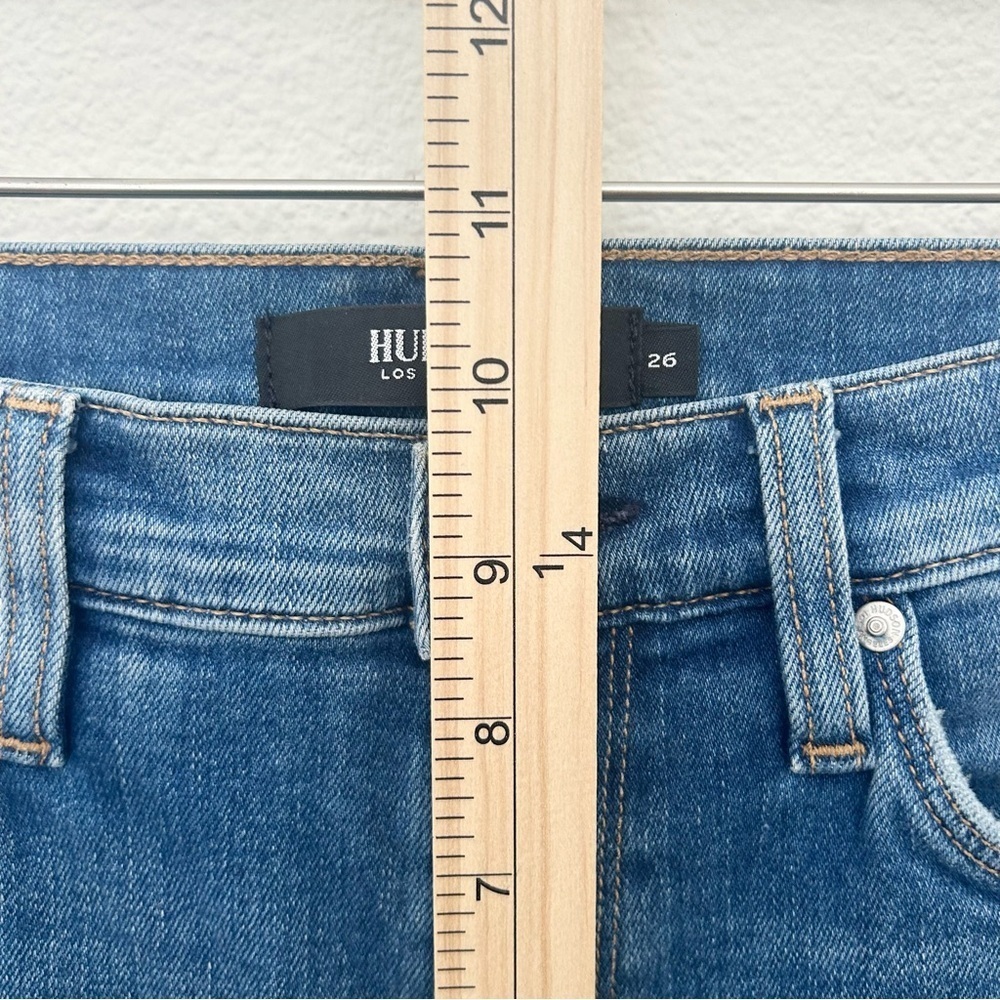Hudson Jeans Barbara Straight Leg Denim Pants Ankle High Waist Blue Size 26 - Picture 11 of 16